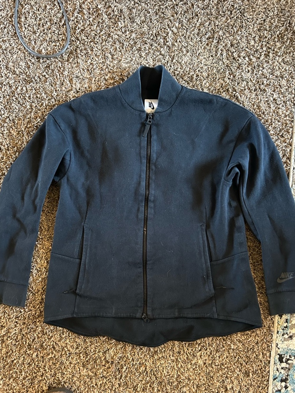 Nike Women's Black Full-Zip Lightweight Jacket